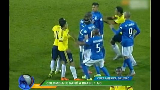 Colombia oscureció el futuro de Brasil en la Copa