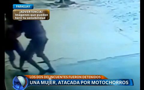 Atacada por motochorros en Paraguay