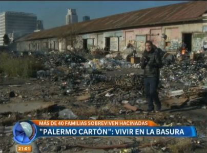 "Palermo cartón": vivir en la basura