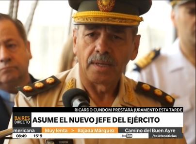 Cundom asume como nuevo jefe del Ejército
