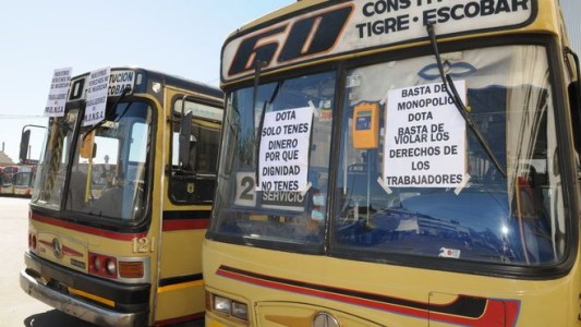 Sigue el paro de los trabajadores de la línea 60