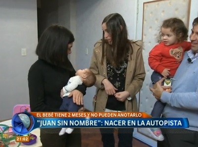 "Juan sin nombre": nacer en la autopista