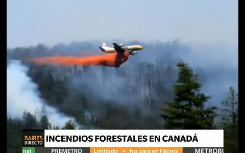 Graves Incendios forestales en Canadá