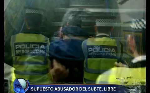Quedó libre, pero procesado el supuesto abusador del subte