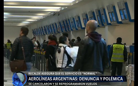 Aerolíneas Argentinas: denuncia y polémica