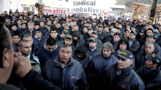 Los choferes de la 60 vuelven a la Panamericana