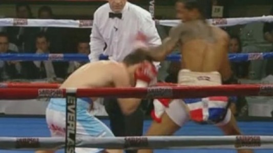¿Dónde está el nocaut?:  el papelón del boxeador argentino
