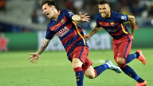 Con dos goles de Messi, Barcelona se quedó la Supercopa de Europa