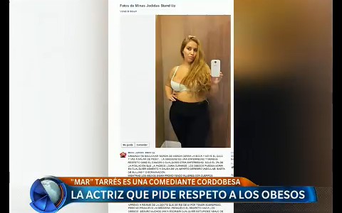 Una actriz cordobesa pide respeto por los obesos
