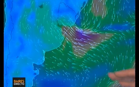 El mapa de la sudestada