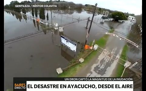 Imágenes aéreas de las zonas afectadas de Ayacucho