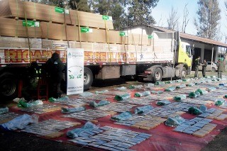 Secuestraron más de una tonelada y media de marihuana ocultas en un camión en Entre Ríos