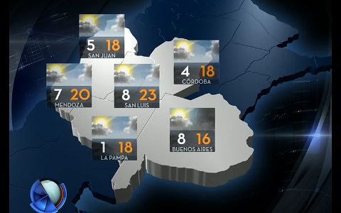 Tendremos un jueves fresco con probabilidad de lloviznas por la tarde