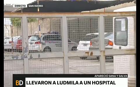 Llevaron a Ludmila a un hospital para hacerle estudios
