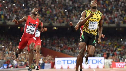 Usain Bolt superó a Justin Gatlin y confirmó su reinado en los 100 metros