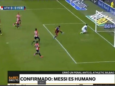 Confirmado: Messi es humano, puede errar un penal