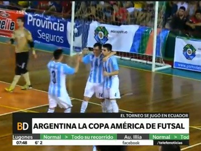 Argentina, Campeón de América en Futsal