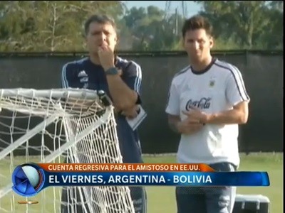 Messi y Tévez, juntos el viernes ante Bolivia