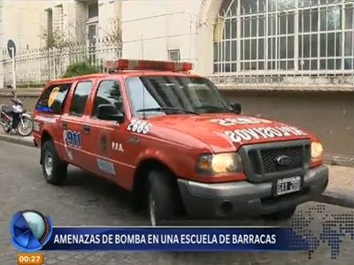 Amenaza de bomba número 31 en una escuela de Barracas