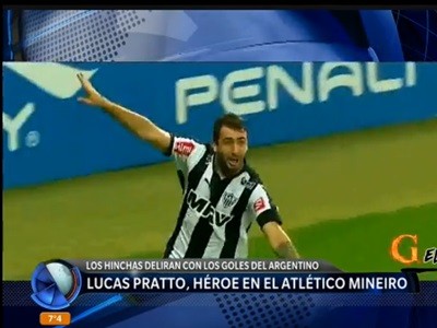 Lucas Pratto, el héroe del Atlético Mineiro
