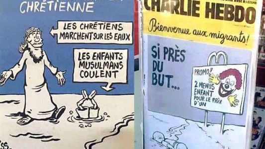 La tapa de la revista Charlie Hebdo sobre Aylan Kurdi
