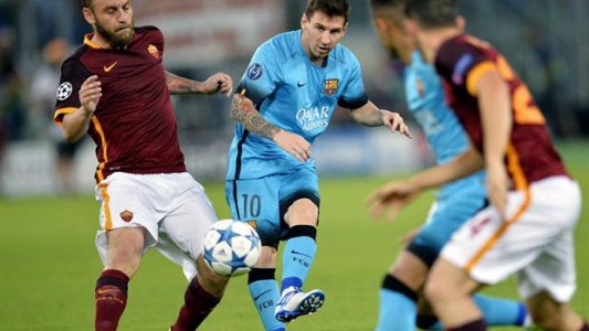 En el partido 100 de Messi, un Barcelona sin inspiración empató con Roma