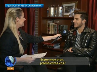 Adam Lambert: "cada vez que subo al escenario con Queens me pellizco"