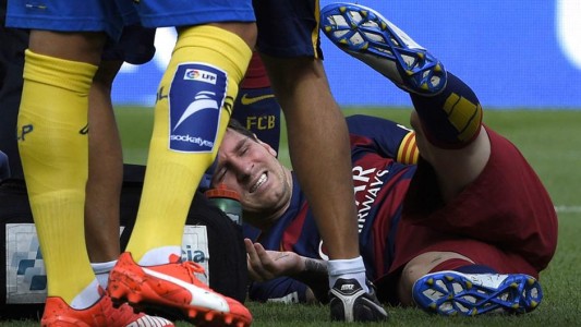 Preocupación por la rodilla de Messi