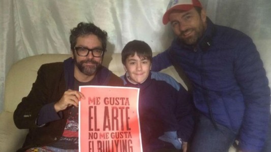 Contra el bullying: la foto de Liniers junto al nene que se volvió viral en las redes sociales