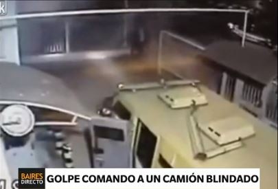 Violento golpe comando a camión blindado en Brasil