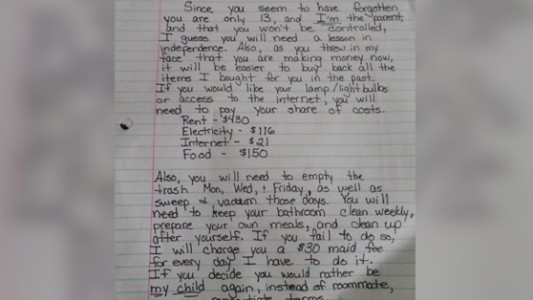 #EsViral: la carta de una madre a su hijo de 13 años que le pidió “independencia”