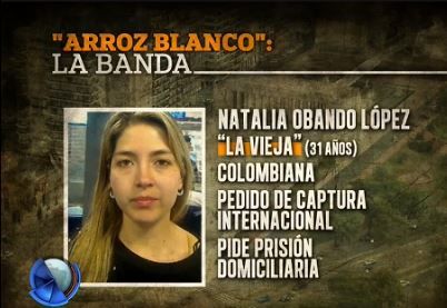 Se entregó "La Vieja", acusada de integrar la banda del "narco arroz"