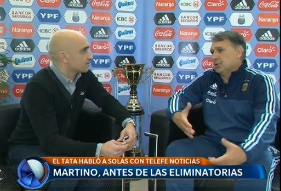 Martino, antes de las Eliminatorias: "Tevez tiene claro cómo juega la Selección"