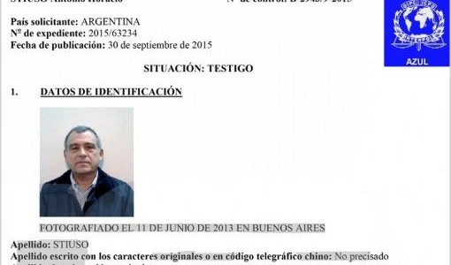 Stiuso viajó a Miami desde Porto Alegre el 19 de febrero, según Interpol