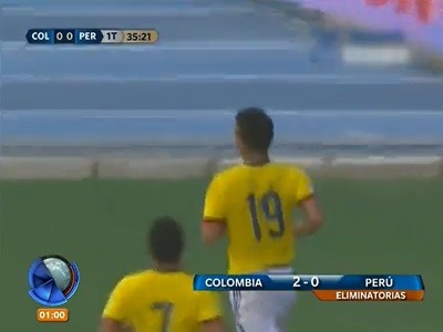 Colombia abrió bien las eliminatorias en Barranquilla: 2 a 0 a Perú