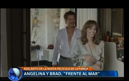 Angelina Jolie y Brad Pitt, "Frente al mar"