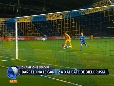 ParaMessi que lo mira por TV: Barcelona ganó por la Champions