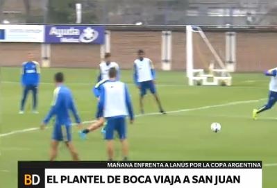 El plantel de Boca viaja a San Juan