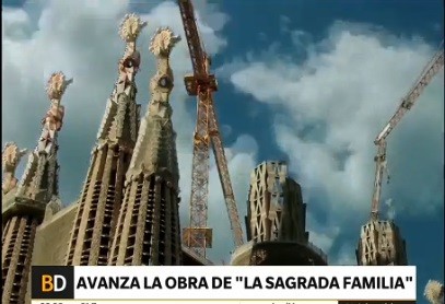 Avanzan las obras en la "Sagrada Familia"