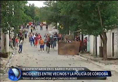 Graves incidentes por muerte de un ladrón en Córdoba