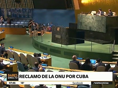 Reclamo de las Naciones Unidas por Cuba