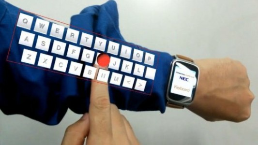Crean "teclado virtual" que se proyecta sobre el brazo