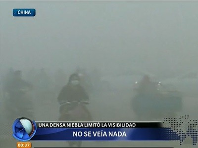 Los chinos no podían ver nada