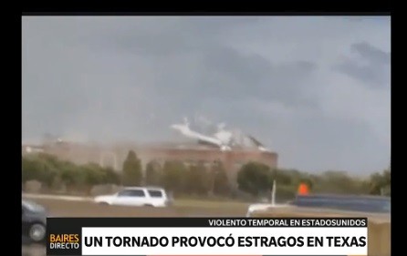 Los estragos de un tornado en Texas