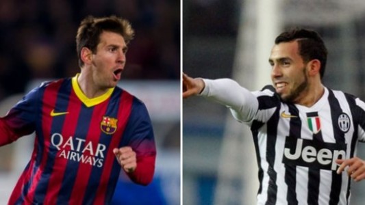 Messi y Tevez compiten por el mejor gol del año