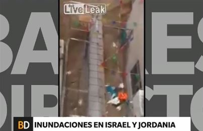 Inundaciones en Israel y Jordania