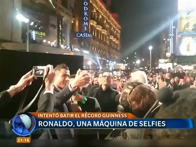 Cristiano Ronaldo: una máquina de sacar selfies