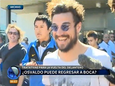 Daniel Osvaldo podría volver a Boca