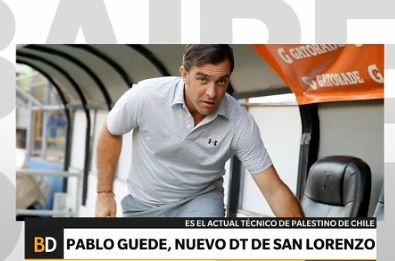 Pablo Guede es el nuevo entrenador de San Lorenzo