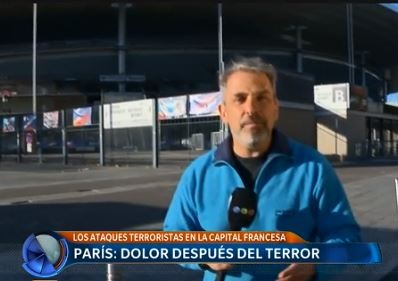 Stade de France, el primer ataque